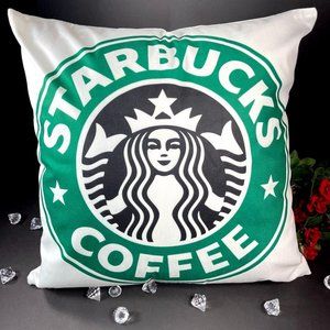 Starbucks Coffee Logo Home Decorative Throw Pillowcase